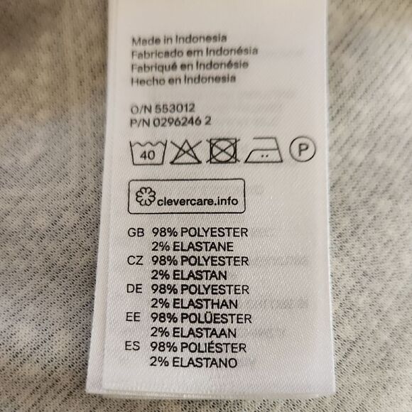 H&M Navy Blue Sundress Midi Womens Large - Picture 5 of 7